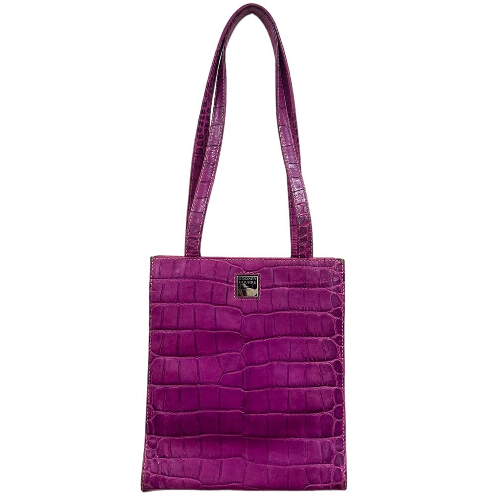 Dooney & Bourke Nile Crocodile Embossed Leather Tote
